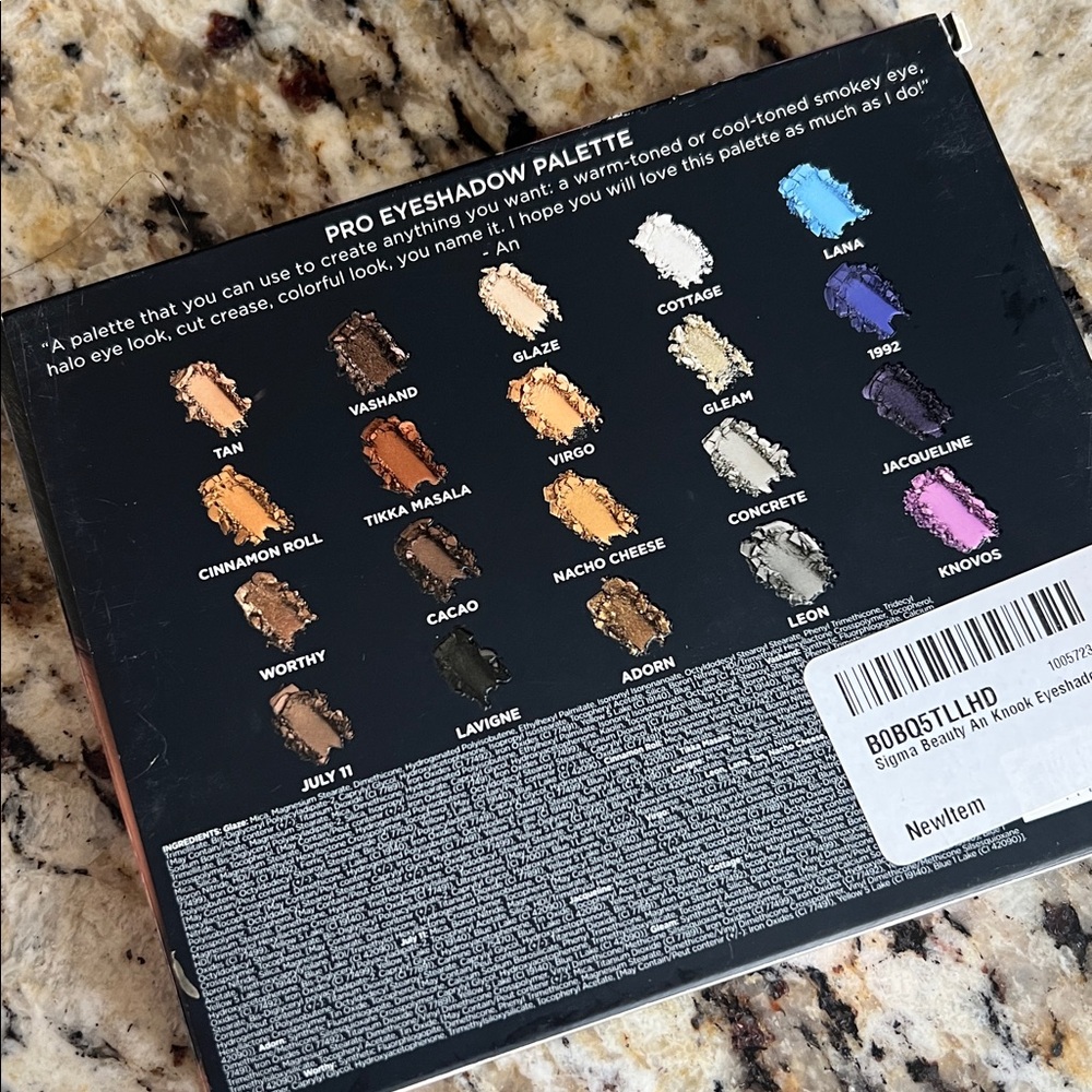 ❄️💜Sigma Beauty An Knook Pro Eyeshadow Palette - Picture 10 of 10